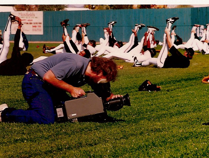 Mark shoots Spring Training